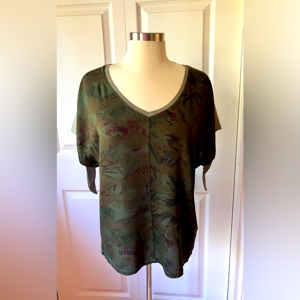 Desigual floral print top